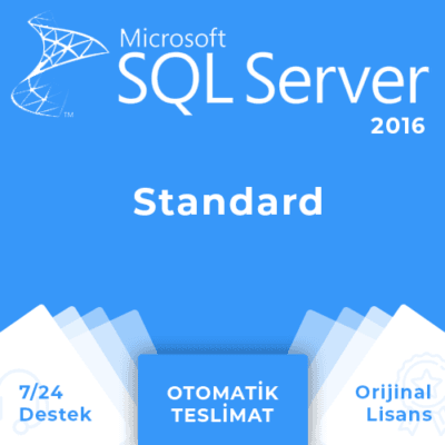 Microsoft SQL Server 2016 Standard Lisans