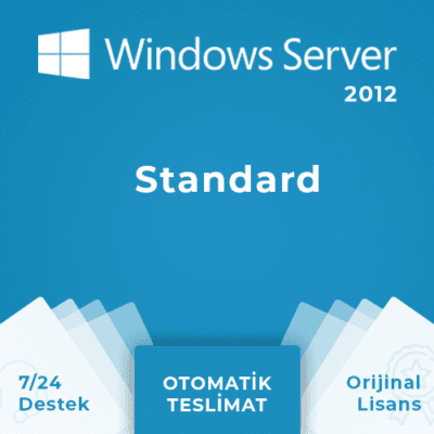 Windows Server 2012 Standard Lisans