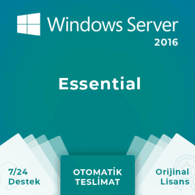 Windows Server 2016 Essential Lisans