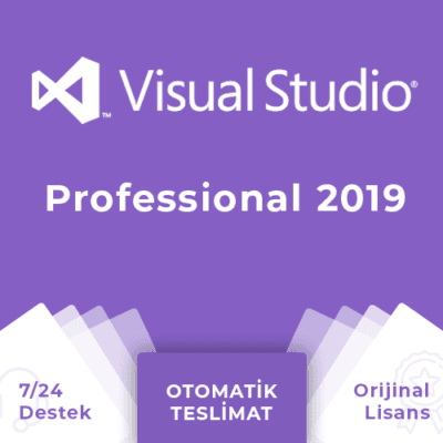 Visual Studio Professional 2019 Lisans