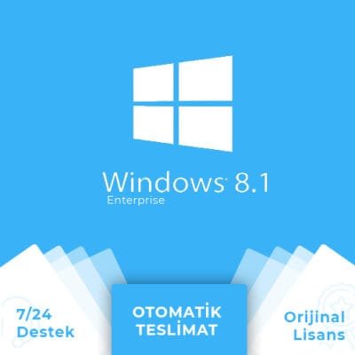 Windows 8.1 Enterprise Lisans