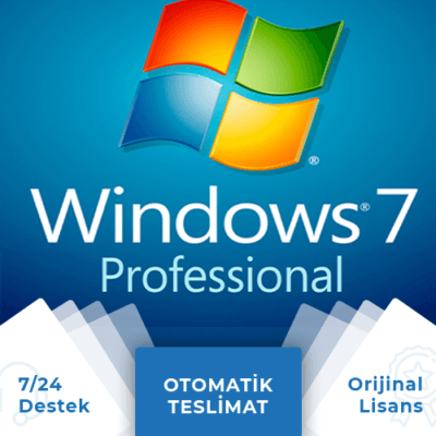 Windows 7 Professional Bireysel Dijital Lisans