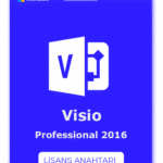 Visio Professional 2016 Kurumsal Dijital Lisans