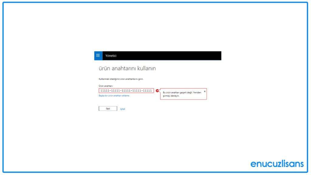 Microsoft Ürün Anahtarı 2020