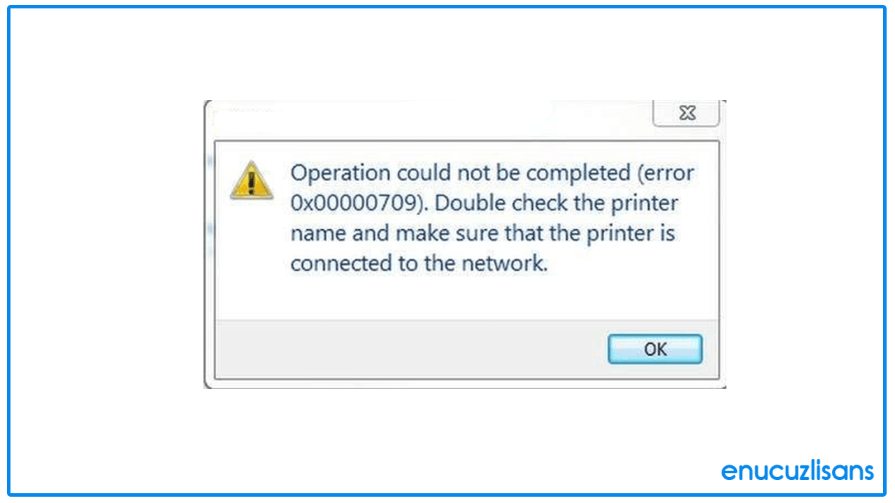0x00000709 Windows 10