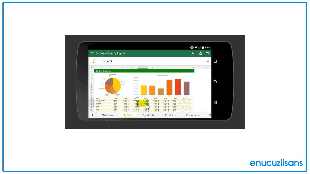 Bilgisayardaki Excel Dosyasını Telefonda Açma