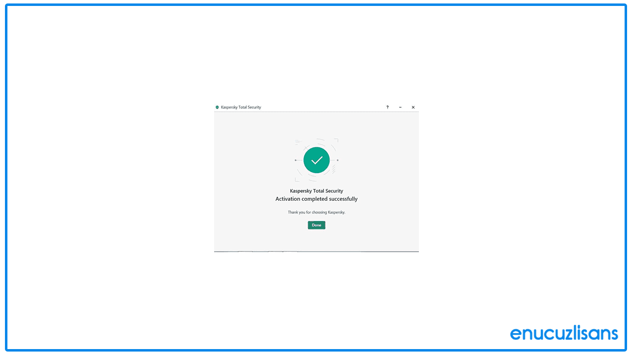 Kaspersky Total Security Lisansı Nasıl Kullanılır