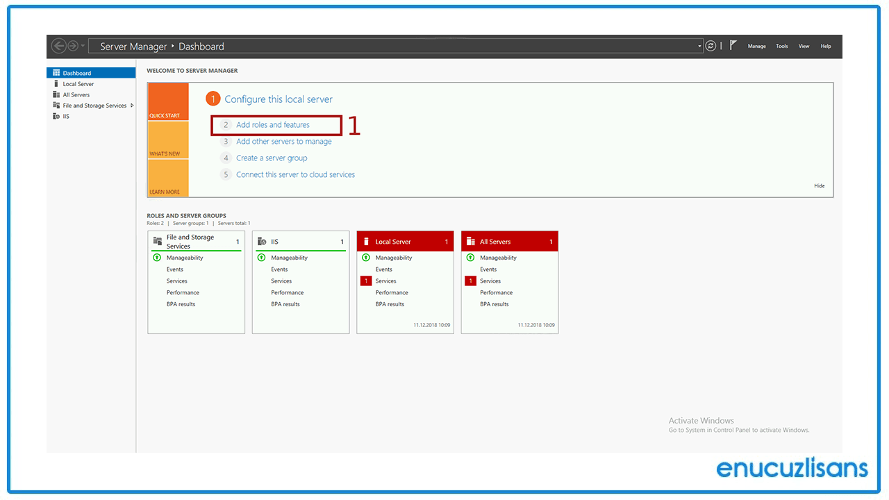Server 2012 DNS Kurulumu