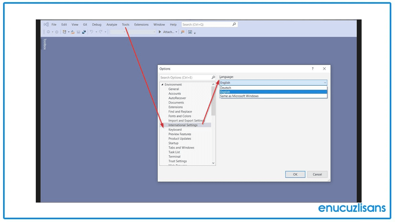 Visual Studio 2019 ile Çeşitli Dillerin Kullanımı