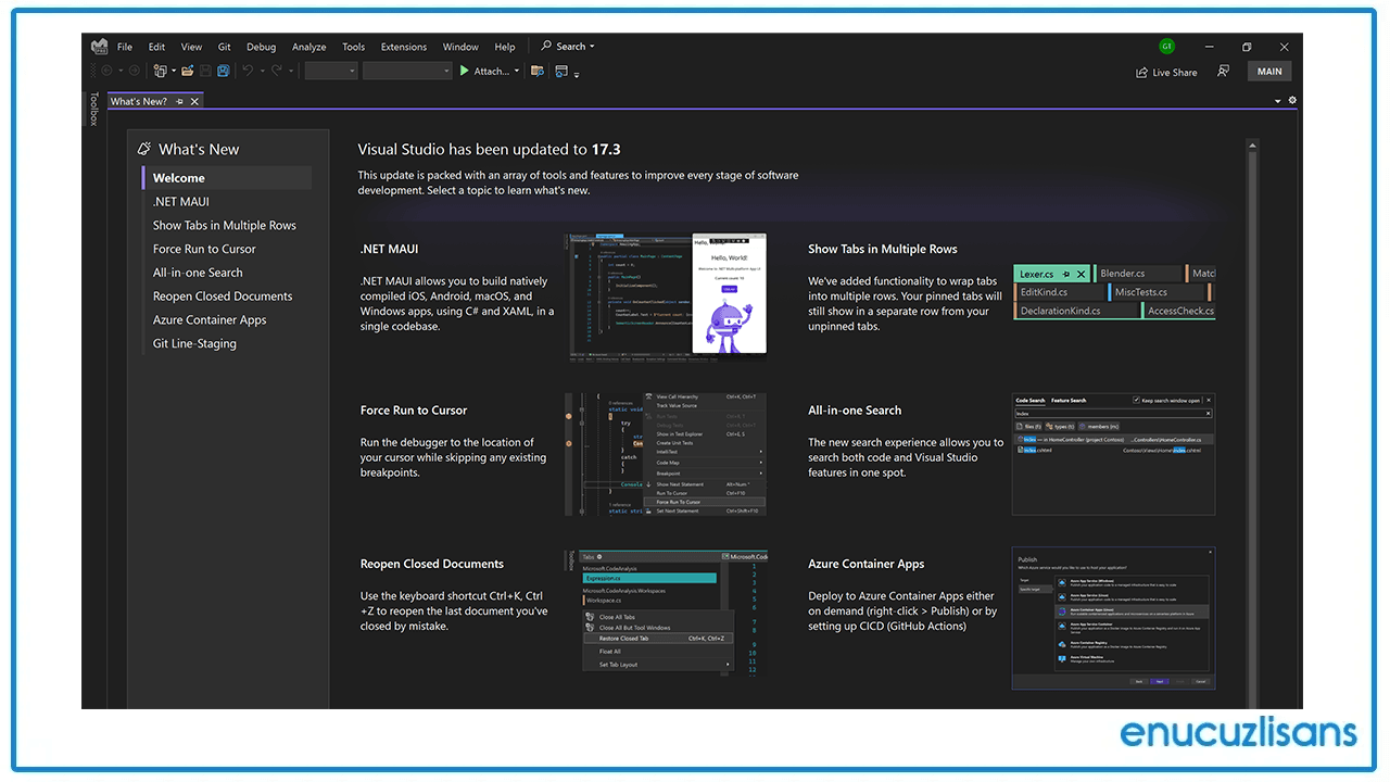 Visual Studio Enterprise 2022 ile Daha Hızlı Programlama