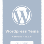 Constrau WordPress Tema – v1.3.6 – GPL Lisans