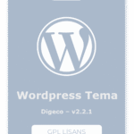Digeco WordPress Tema – v2.2.1 – GPL Lisans