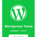 EduBlink WordPress Tema – v2.0.4 – GPL Lisans