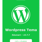 Edumart WordPress Tema – v5.7.7 – GPL Lisans