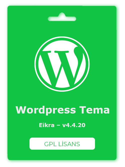 Eikra – v4.4.20 Eikra WordPress Tema – v4.4.20 – GPL Lisans - Görsel 1