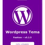 Fashion WordPress Tema – v5.2.5 – GPL Lisans