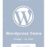 Findgo WordPress Tema – v1.3.61 – GPL Lisans