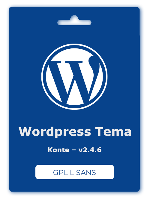 Konte – v2.4.6 Konte WordPress Tema – v2.4.6 – GPL Lisans - Görsel 1