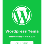 Masterstudy WordPress Tema – v4.8.124 – GPL Lisans
