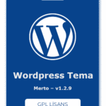 Merto WordPress Tema – v1.2.9 – GPL Lisans