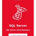 Microsoft SQL Server 2016 Standard Lisans