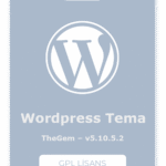 TheGem WordPress Tema – v5.10.5.2 – GPL Lisans