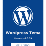 Uomo WordPress Tema – v2.0.33 – GPL Lisans