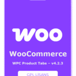 WPC Product Tabs for WooCommerce – v4.2.3 GPL Lisans