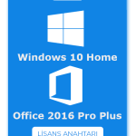 Windows 10 Home + Office 2016 Bireysel Dijital Lisans