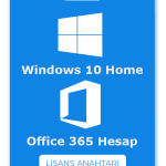 Windows 10 Home + Office 365 Bireysel Dijital Lisans