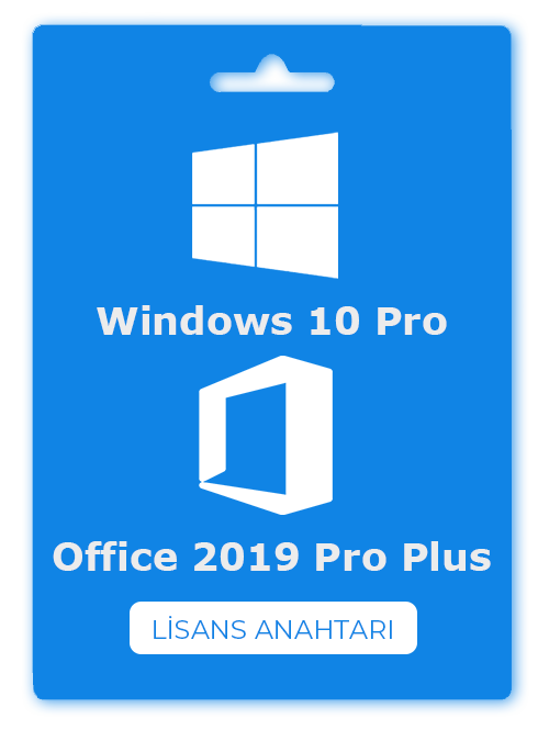 Windows 10 Pro + Office 2019 Bireysel Dijital Lisans Windows 10 Pro + Office 2019 Bireysel Dijital Lisans - Görsel 1