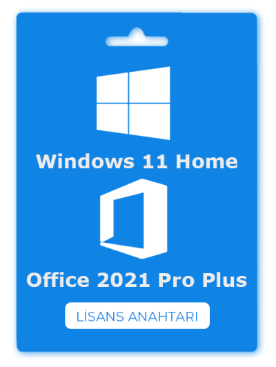 Windows 11 Home + Office 2021 Bireysel Dijital Lisans