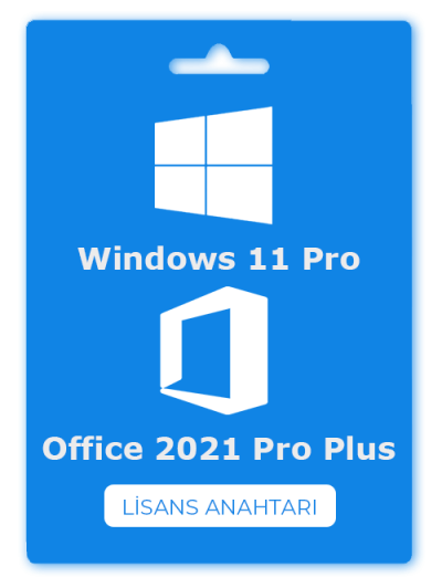 Windows 11 Pro + Office 2021 Bireysel Dijital Lisans