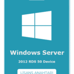 Windows Server 2012 RDS 50 Device Lisans