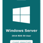 Windows Server 2016 RDS 50 User Lisans