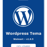 Wolmart WordPress Tema – v1.9.5 – GPL Lisans