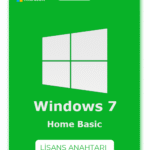 Windows 7 Home Basic Bireysel Dijital Lisans