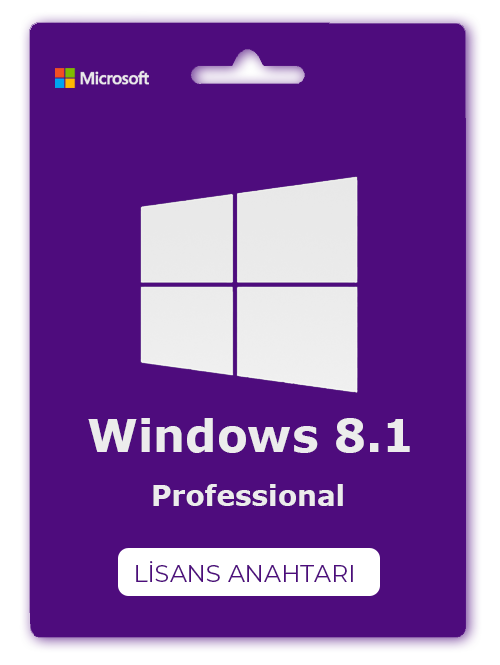 windows-8.1-professional Windows 8.1 Pro Bireysel Dijital Lisans - Görsel 1